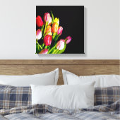 Tulip Painting - Originelle Blume Kunst Leinwanddruck (Insitu (Schlafzimmer))