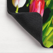 Tulip Painting - Originelle Blume Kunst Mousepad (Ecke)