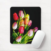 Tulip Painting - Originelle Blume Kunst Mousepad (Mit Mouse)