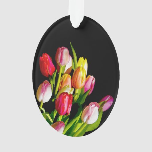 Tulip Painting - Originelle Blume Kunst Ornament (Rückseite)