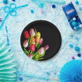 Tulip Painting - Originelle Blume Kunst Pappteller (Party)