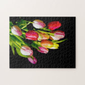 Tulip Painting - Originelle Blume Kunst Puzzle (Horizontal)