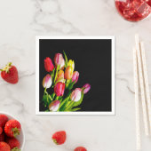 Tulip Painting - Originelle Blume Kunst Serviette (Beispiel)
