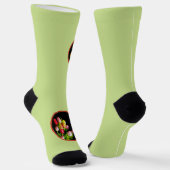 Tulip Painting - Originelle Blume Kunst Socken (Gewinkelt)