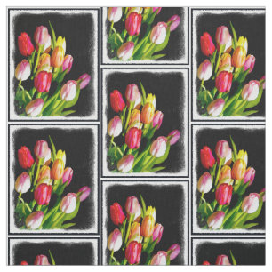 Tulip Painting - Originelle Blume Kunst Stoff