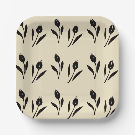 Tulip Pappteller (Vorderseite)