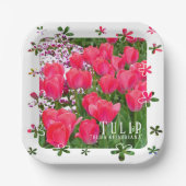 Tulip Pappteller (Vorderseite)