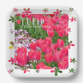 Tulip Pappteller (Vorderseite)