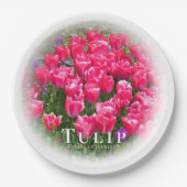 Tulip Pappteller (Vorderseite)