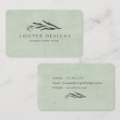 Tulip Pastel Business Card Visitenkarte (Vorne/Hinten)