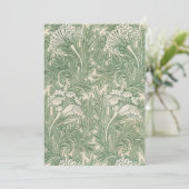 Tulip Pattern (1875) von William Morris Einladung (Stehend Vorderseite)