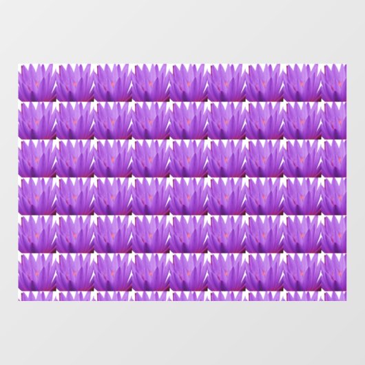 Tulip Pattern Fensteraufkleber (Blatt)