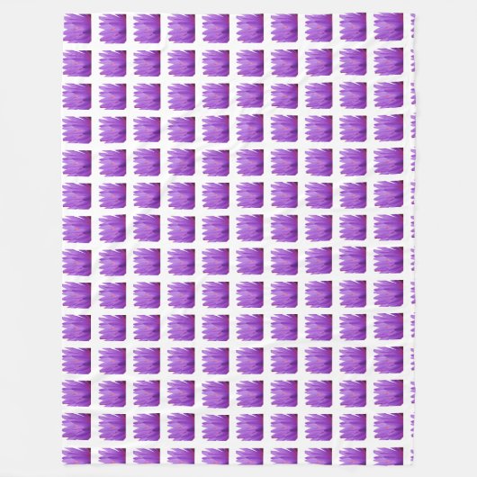 Tulip Pattern Fleecedecke (Vorderseite)