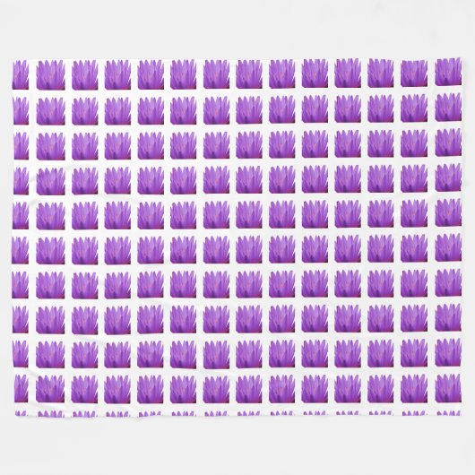 Tulip Pattern Fleecedecke (Vorderseite (Horizontal))