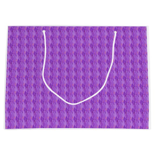 Tulip Pattern Große Geschenktüte (Vorderseite)