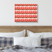 Tulip Pattern Leinwanddruck (Insitu (Schlafzimmer))