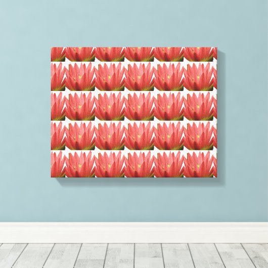 Tulip Pattern Leinwanddruck (Insitu (Holzboden))