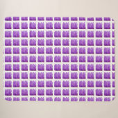 Tulip Pattern Sherpadecke (Vorderseite (Horizontal))
