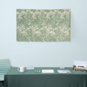 Tulip Pattern (von William Morris) Banner (Messeveranstaltung)