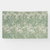 Tulip Pattern (von William Morris) Banner (Horizontal)