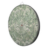 Tulip Pattern (von William Morris) Dartscheibe (Vorderseite rechts)