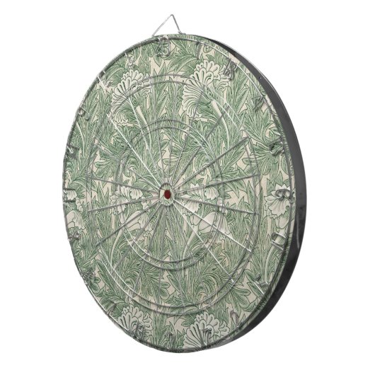 Tulip Pattern (von William Morris) Dartscheibe (Vorderseite rechts)
