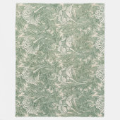 Tulip Pattern (von William Morris) Fleecedecke (Vorderseite)