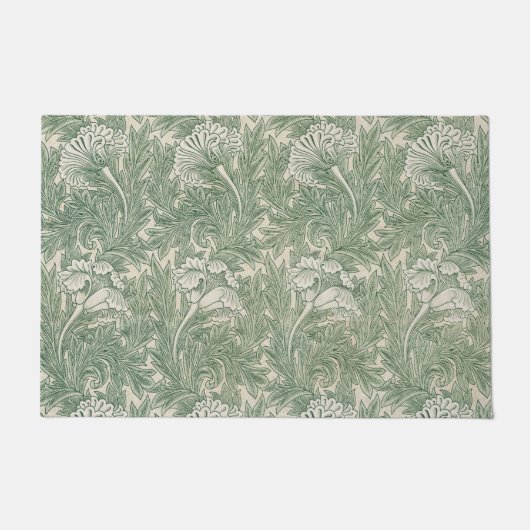 Tulip Pattern (von William Morris) Fußmatte (Vorderseite)