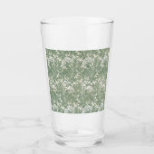 Tulip Pattern (von William Morris) Glas (Vorderseite)