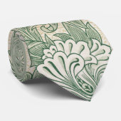 Tulip Pattern (von William Morris) Krawatte (Gerollt)