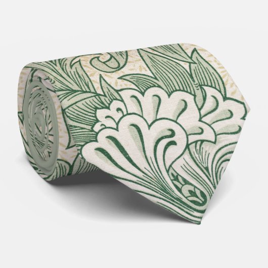Tulip Pattern (von William Morris) Krawatte (Gerollt)