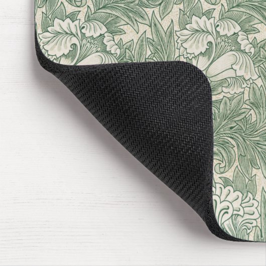Tulip Pattern (von William Morris) Mousepad (Ecke)
