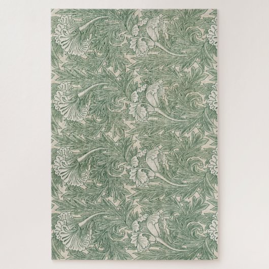 Tulip Pattern (von William Morris) Puzzle (Vertikal)