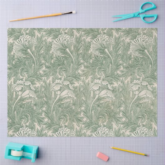 Tulip Pattern (von William Morris) Seidenpapier (Basteln)
