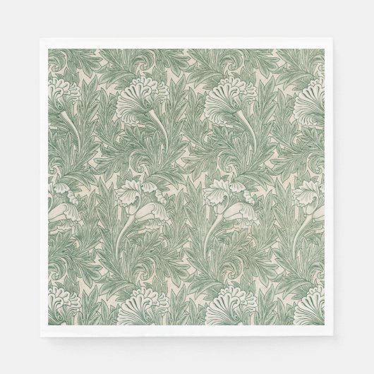 Tulip Pattern (von William Morris) Serviette (Vorderseite)