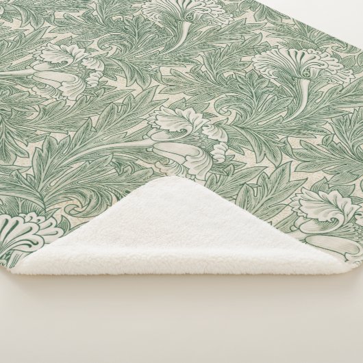 Tulip Pattern (von William Morris) Sherpadecke (3/4)