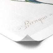 Tulip: Perroquet Rouge Poster (Ecke)