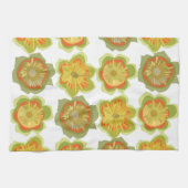 Tulip Poplar Blume Floral Geschirrtuch (Horizontal)