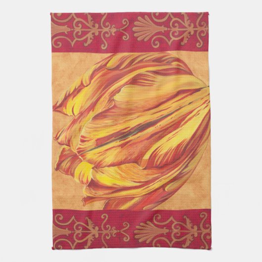 Tulip Power I Geschirrtuch (Vertikal)