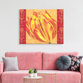 Tulip Power I Leinwanddruck (Insitu (Wohnzimmer))