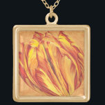 Tulip Power I Vergoldete Kette<br><div class="desc">floral</div>