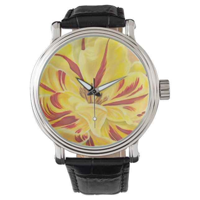 Tulip Power II Armbanduhr (Vorderseite)