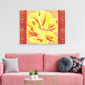 Tulip Power II Leinwanddruck (Insitu (Wohnzimmer))