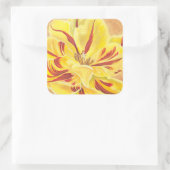 Tulip Power II Quadratischer Aufkleber (Tasche)