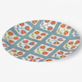 Tulip quilt pappteller (Schrägansicht)