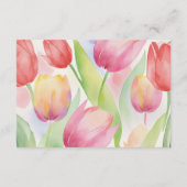 Tulip Recipe Cards (Rückseite)