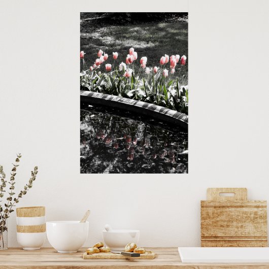 Tulip Reflections Poster (Küche)