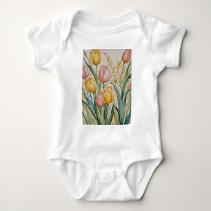 Tulip Reverie Baby Strampler