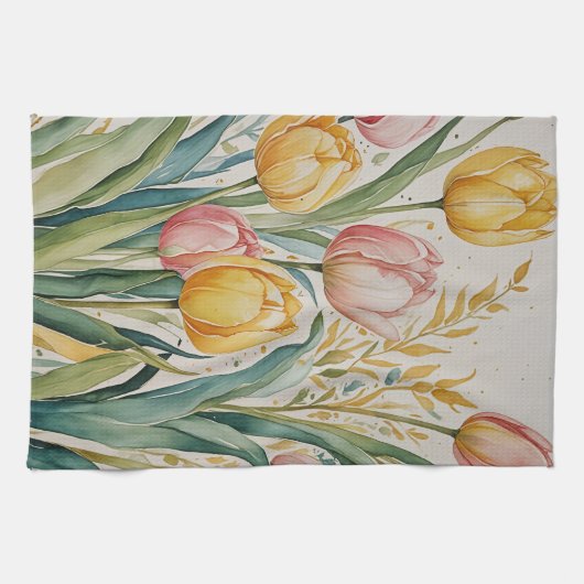 Tulip Reverie Geschirrtuch (Horizontal)