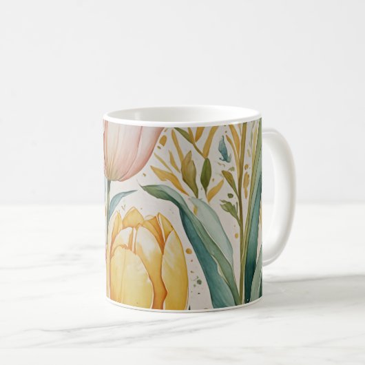 Tulip Reverie Kaffeetasse (VorderseiteRechts)